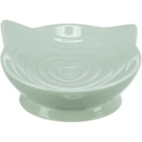 Keramische Schale VIVIANA, Katzenkopf-Form, 0,15 l/o 14 cm, salbeigrün